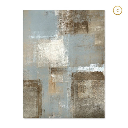 Abstract Neutral Color Gray Beige Wall Art Fine Art Canvas Contemporary Vintage Pictures For Modern Living Room Bedroom Nordic Home Decor