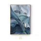 Abstract Silver Gray Blue Ribbon Wall Art Fine Art Canvas Prints Modern Elegance Pictures For Living Room Bedroom Luxury Home Office Interior Decor
