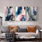 Alien Clouds Abstract Wall Art Colorful Fine Art Canvas Prints Modern Contemporary Nordic Style Marble Effect Pictures For Living Room Bedroom Home Decor