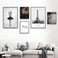 Ballet Girl Dancing Gallery Wall Art Stylish Minimalist Nordic Style Inspirational Quotation Floral Fine Art Canvas Prints Modern Home Decor