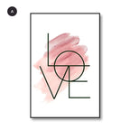 Blush Pink Do More Of What Makes You Happy Quote Wall Art Fine Art Canvas Prints Inspirational Fashion Posters For Girls Room Nordic Style Home Wall Art Decor