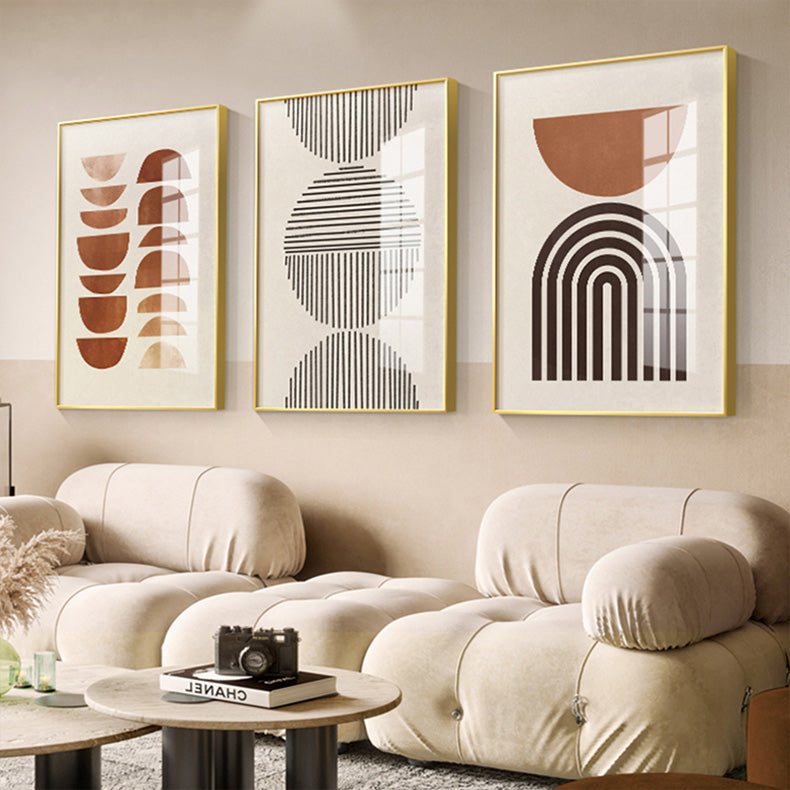 Colorful Minimalist Abstract Geometric Wall Art Fine Art Canvas Prints Pictures For Living Room Dining Room Modern Home Office Art Decor