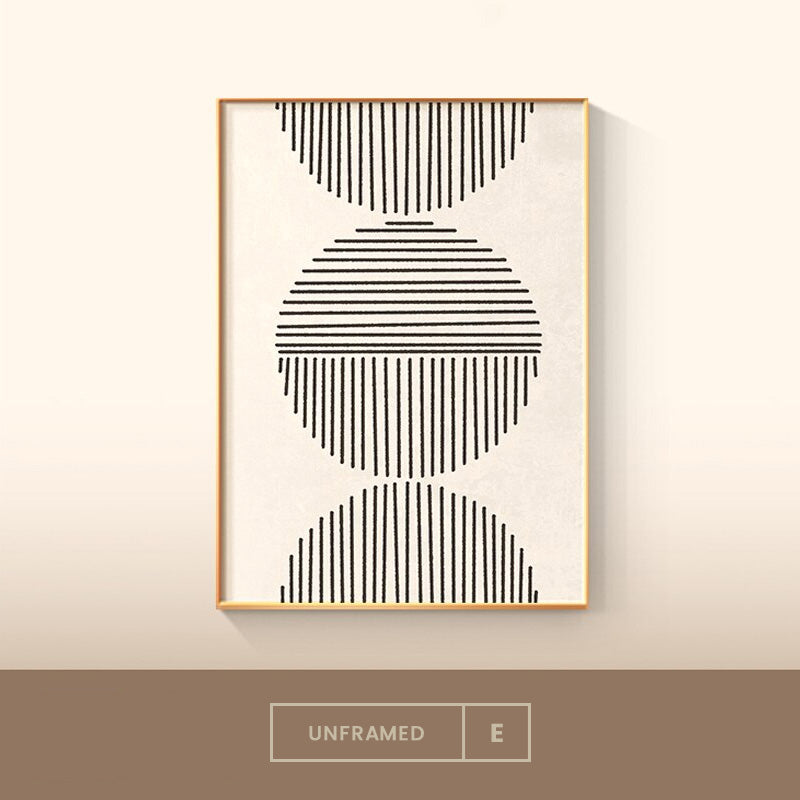 Colorful Minimalist Abstract Geometric Wall Art Fine Art Canvas Prints Pictures For Living Room Dining Room Modern Home Office Art Decor