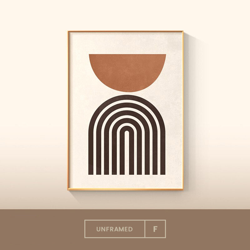 Colorful Minimalist Abstract Geometric Wall Art Fine Art Canvas Prints Pictures For Living Room Dining Room Modern Home Office Art Decor