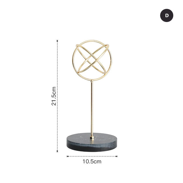 Creative Golden Floral Leaves Ornament Elegant Statuette For Modern Living Room Table Sideboard Bookshelf Mantelpiece Decoration Nordic Home Interior Styling