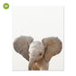 Safari Cute Baby Animals Elephant Rhino Lion Tiger Print Nursery Wall Art Fine Art Canvas Prints Minimalist Pictures For  Kid's Room Nordic Home Decoration