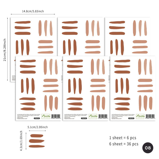 Little Pebble Polka Dot Wall Decals Modern Neutral Colors Removable PVC Wall Decals For Kids Room Boys Room Girls Room Creative Nursery DIY Decor