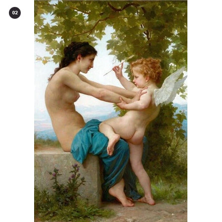 Famous Paintings Song of the Angels By William Bouguereau Fine Art Canvas Prints Classic Pictures For Living Room Dining Room Classical Art Decor