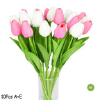 Fashionable Tulips Artificial Flowers For Maintenance-Free Creative Home Décor Floral Displays For Living Room Dining Room Nordic Home Decoration
