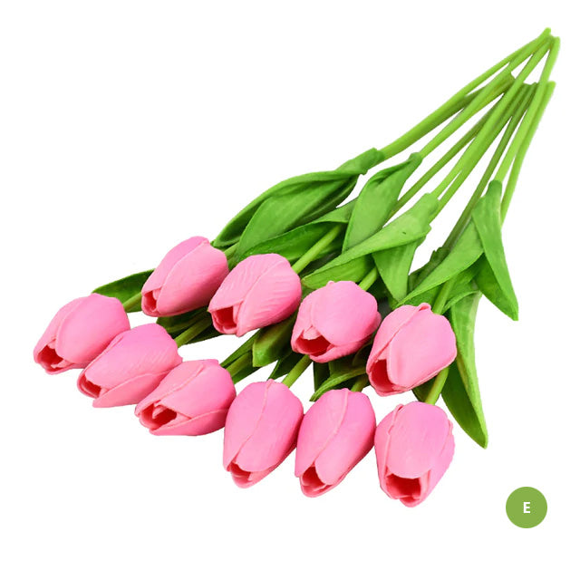 Fashionable Tulips Artificial Flowers For Maintenance-Free Creative Home Décor Floral Displays For Living Room Dining Room Nordic Home Decoration