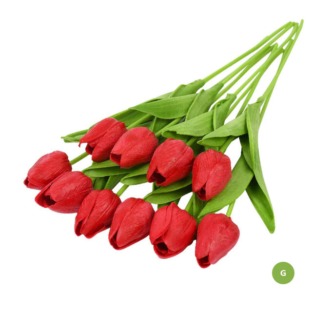 Fashionable Tulips Artificial Flowers For Maintenance-Free Creative Home Décor Floral Displays For Living Room Dining Room Nordic Home Decoration