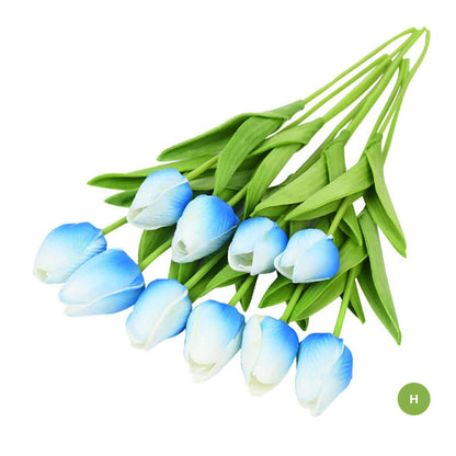 Fashionable Tulips Artificial Flowers For Maintenance-Free Creative Home Décor Floral Displays For Living Room Dining Room Nordic Home Decoration