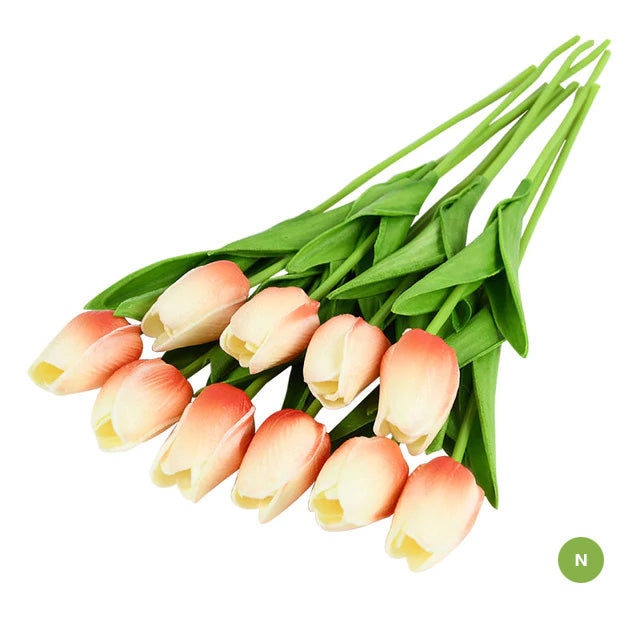 Fashionable Tulips Artificial Flowers For Maintenance-Free Creative Home Décor Floral Displays For Living Room Dining Room Nordic Home Decoration