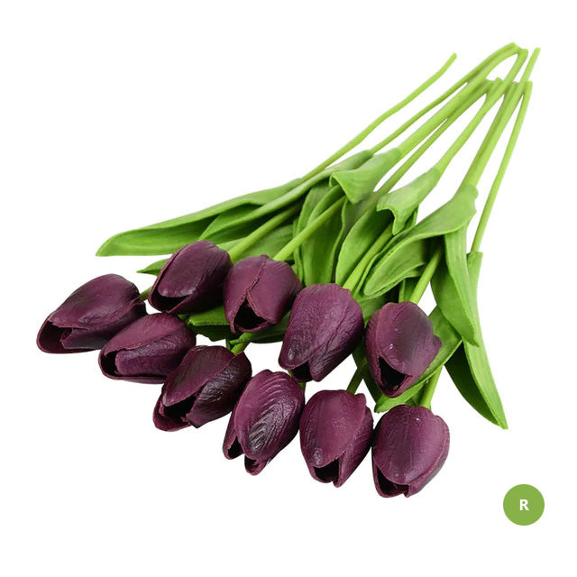 Fashionable Tulips Artificial Flowers For Maintenance-Free Creative Home Décor Floral Displays For Living Room Dining Room Nordic Home Decoration