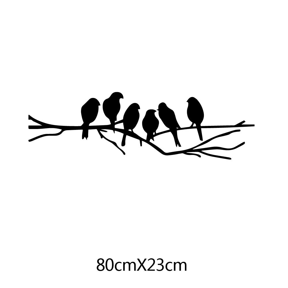 Creativity Tree Bird Vinyl Wall Sticker For Home Wall Decor Stickers Murals Living room Decoration Animals stickers on the wall