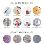 Cute Rainbow Stars PVC Wall Decals Removable Vinyl Wall Stickers For Nursery Room Children's Room Bohemian Baby's Bedroom Creative DIY Decor