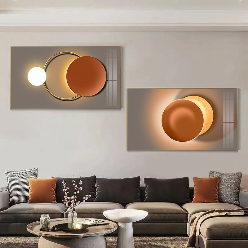 Modern Abstract Architectural Interior Wall Adornment Fine Art Canvas Prints Pictures For Luxury Living Room Dining Room Home Office Interior Decor