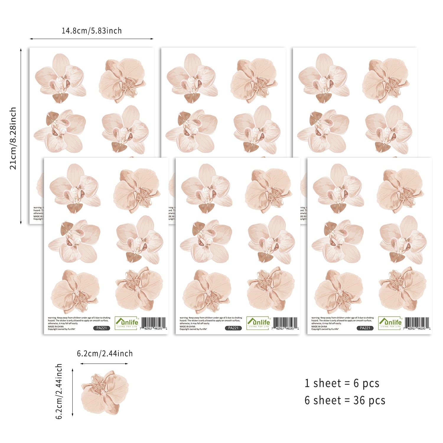 Bohemian Hearts Wall Decals Neutral Colors Beige Brown Pink Hearts Removable PVC Wall Stickers For Baby's Room Children's Bedroom Nursery Decor