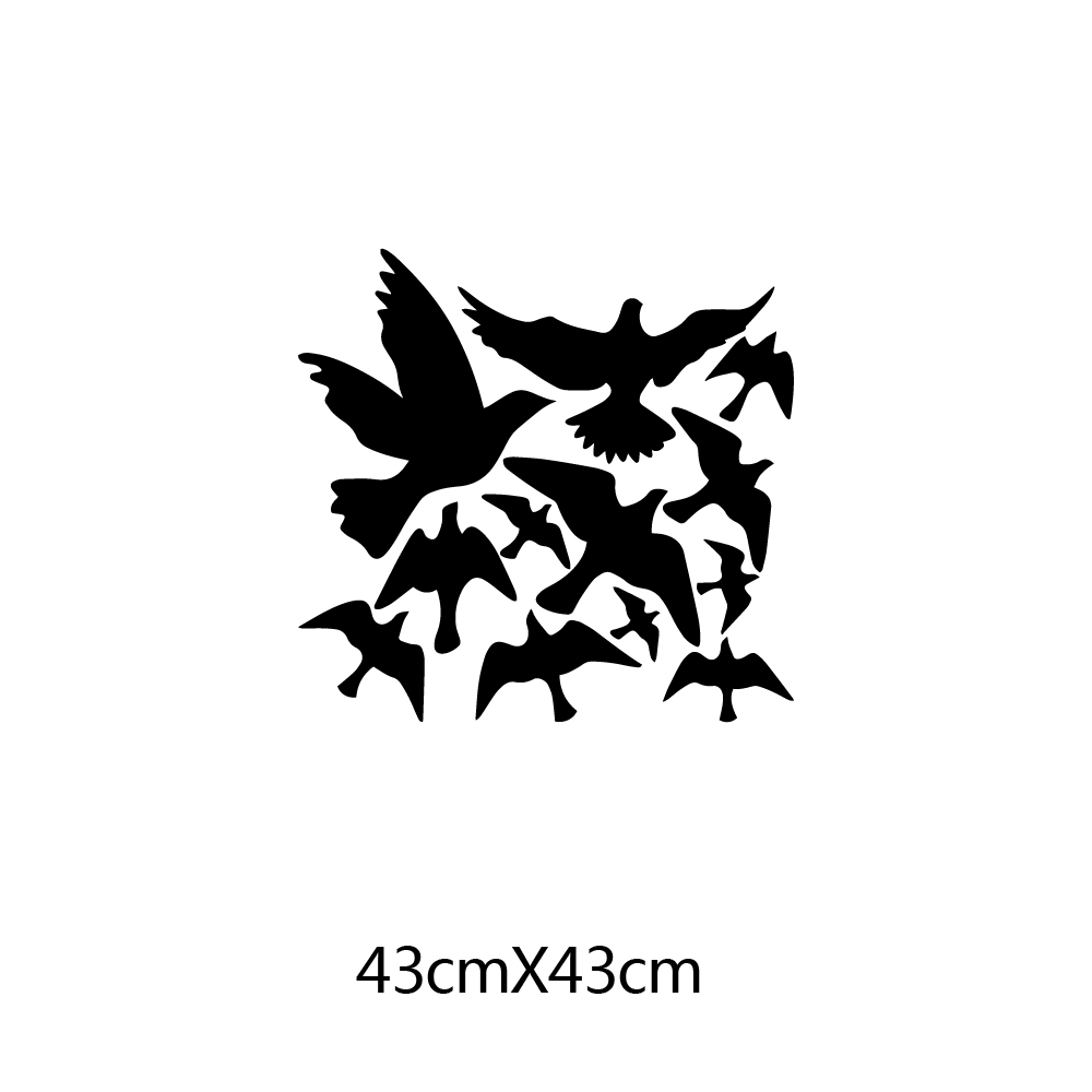 Creativity Tree Bird Vinyl Wall Sticker For Home Wall Decor Stickers Murals Living room Decoration Animals stickers on the wall