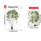Birdcage Tree Garden Nature Mural For Kid's Room Removable PVC Vinyl Wall Decals For Children's Nursery Playroom Creative DIY Wall Decoration