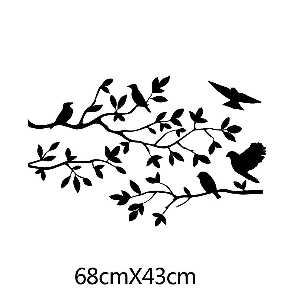 Creativity Tree Bird Vinyl Wall Sticker For Home Wall Decor Stickers Murals Living room Decoration Animals stickers on the wall