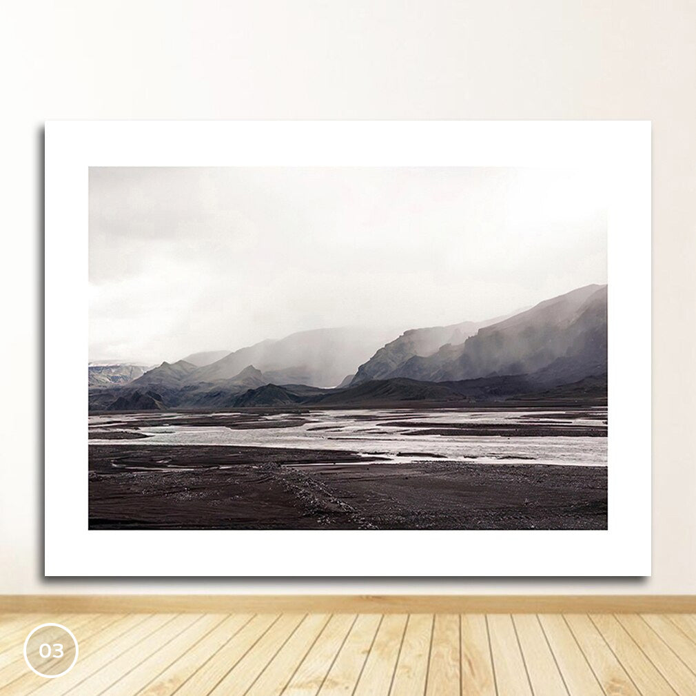 Inspirational Nordic Deer Landscape Wall Art Fine Art Canvas Prints Wilderness Pictures Meaningful Life Quotes Posters For Living Room