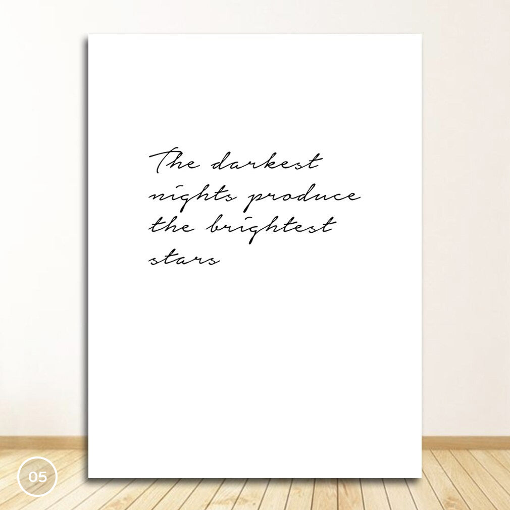 Inspirational Nordic Deer Landscape Wall Art Fine Art Canvas Prints Wilderness Pictures Meaningful Life Quotes Posters For Living Room