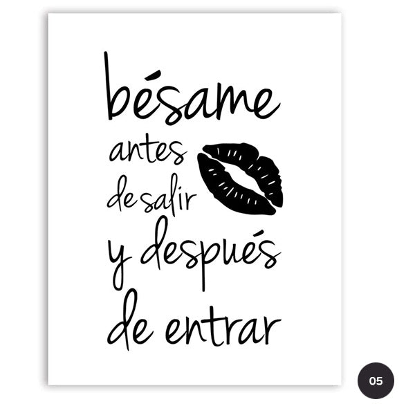 Inspirational Spanish Words Wall Art Fine Art Canvas Prints Buenas Noches Quotation Poster Pictures For Bedroom Living Room Cafe Kitchen Decor