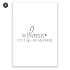 Inspirational Life Quotations Wall Art Fine Art Canvas Prints Modern Minimalist Black White Pictures For Living Room Bedroom Nordic Wall Art Decor