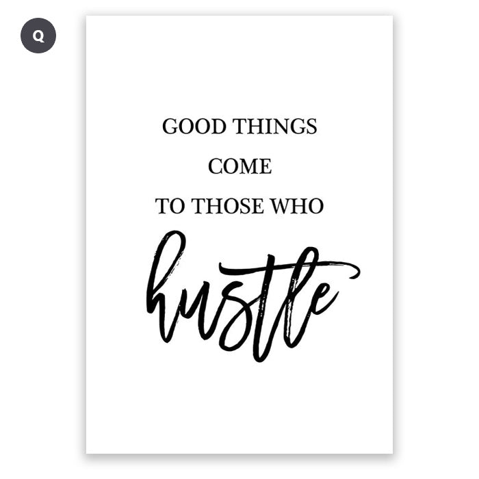 Inspirational Life Quotations Wall Art Fine Art Canvas Prints Modern Minimalist Black White Pictures For Living Room Bedroom Nordic Wall Art Decor