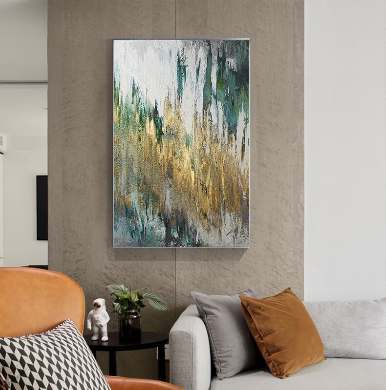 Jaded Rust Vintage Abstract Wall Art Fine Art Canvas Print Modern Pictures For Luxury Living Room Designer Bedroom Decor Contemporary Office Interiors