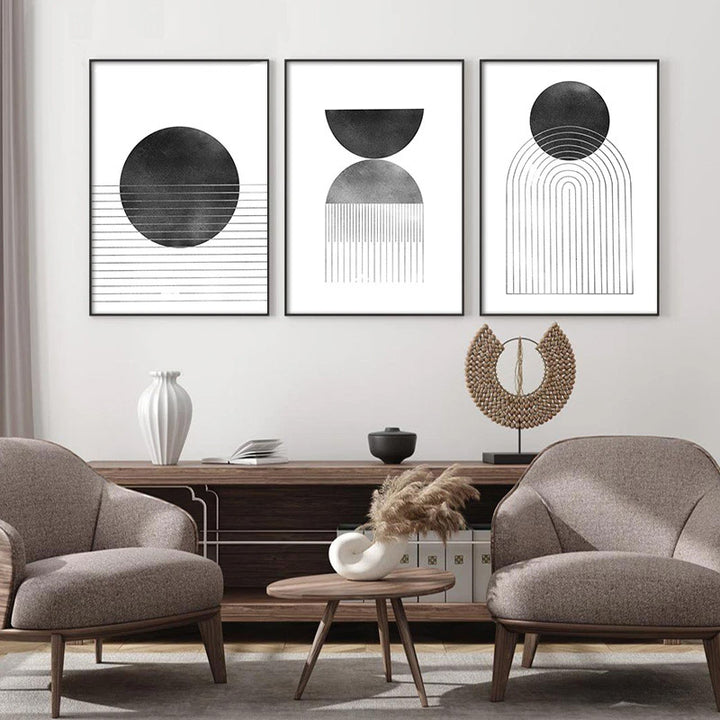 Geometric Wall Art For Modern Apartments And Contemporary Interiors