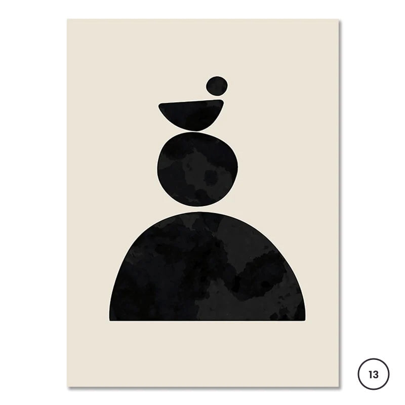 Minimalist Lifestyle Abstract Gallery Wall Art Line art Fine Art Canvas Prints For Modern Living Room Dining Room Home Office Interior Decor