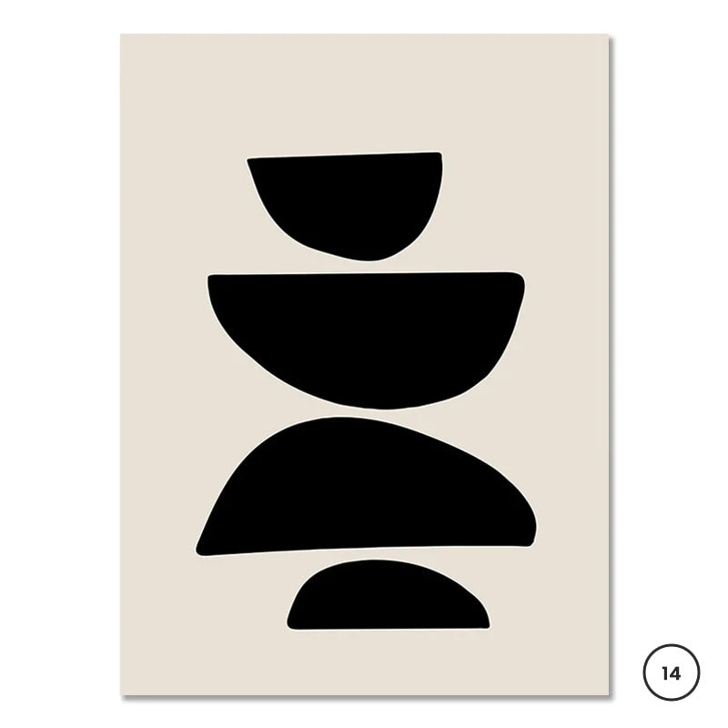 Minimalist Lifestyle Abstract Gallery Wall Art Line art Fine Art Canvas Prints For Modern Living Room Dining Room Home Office Interior Decor