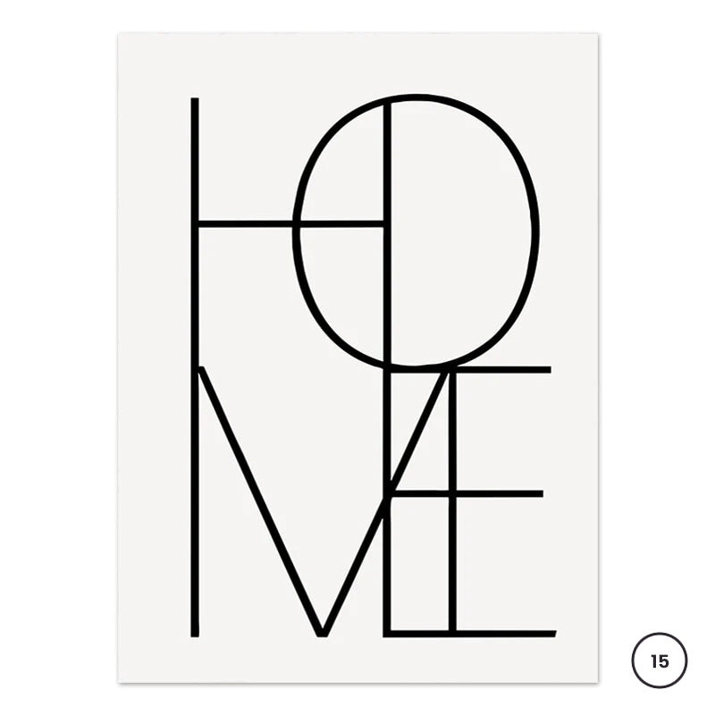 Minimalist Lifestyle Abstract Gallery Wall Art Line art Fine Art Canvas Prints For Modern Living Room Dining Room Home Office Interior Decor