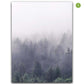 Misty Forest Landscape Wall Art Tranquil Nature Green Wilderness Fine Art Canvas Prints Pictures For Living Room Modern Home Interior Decor