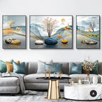 Modern Abstract Aesthetics Wall Art Fine Art Canvas Prints Surreal Pictures For Luxury Living Room Luxury Home Office Interiors Set of 3pcs