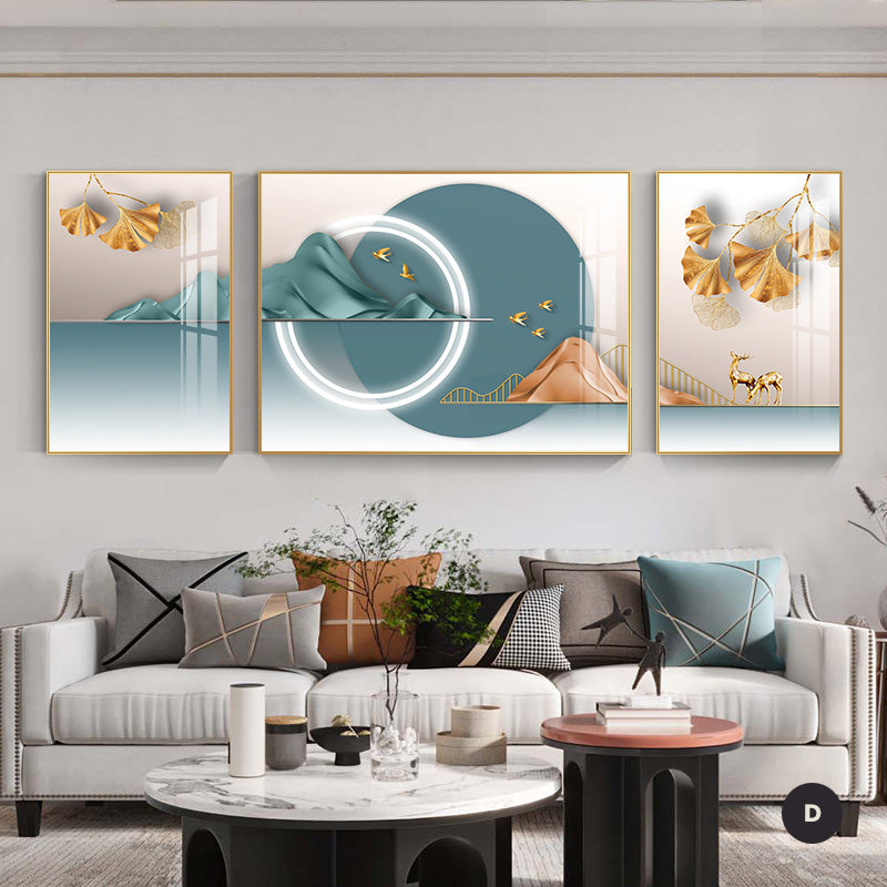 Modern Abstract Aesthetics Wall Art Fine Art Canvas Prints Surreal Pictures For Luxury Living Room Luxury Home Office Interiors Set of 3pcs