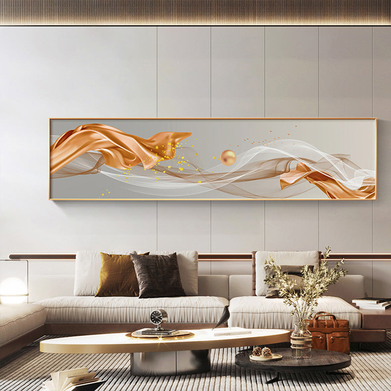 Modern Abstract Flowing Landscape Wall Art Fine Art Canvas Prints Wide Format Picture For Above The Bed Living Room Pictures For Above Sofa