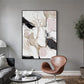 Modern Abstract Pink Beige Wall Art Fine Art Canvas Prints Contemporary Subtle Hue Colors Painting Scandinavian Style Home Office Interior Decor