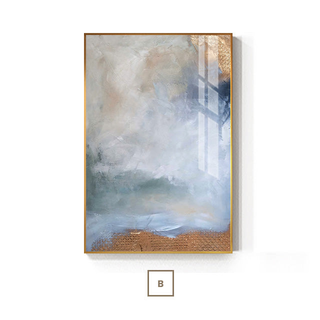 Modern Abstract Sky Cloud Wall Art Fine Art Canvas Print Pictures For Living Room Dining Room Bedroom Hotel Room Home Office Art Decor