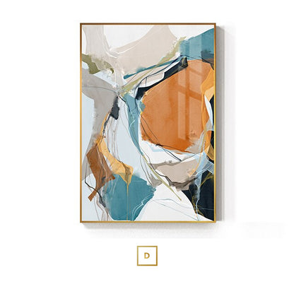 Modern Abstract Textural Geometric Wall Art Fine Art Canvas Prints Pictures For Luxury Living Room Loft Apartment Home Office Interior Art Decor
