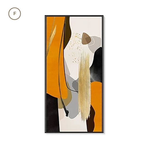 Modern Nordic Abstract Elements Vertical Format Wall Art Fine Art Canvas Prints Wide Format Pictures For Entrance Hallway Living Room Home Office Decor