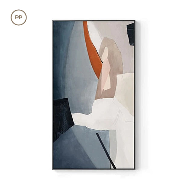 Modern Nordic Abstract Elements Vertical Format Wall Art Fine Art Canvas Prints Wide Format Pictures For Entrance Hallway Living Room Home Office Decor