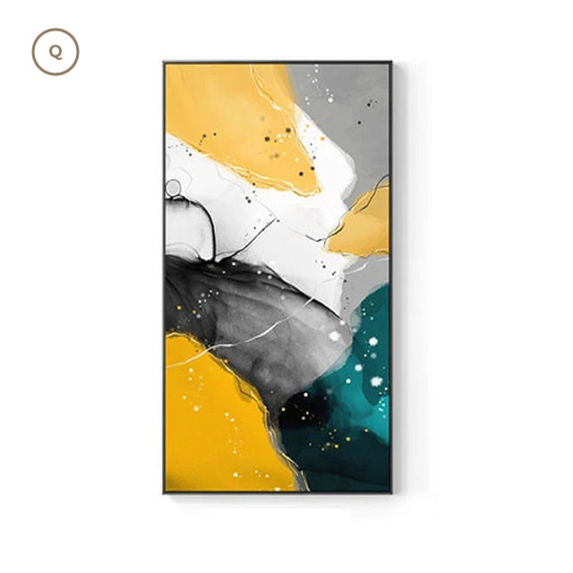 Modern Nordic Abstract Elements Vertical Format Wall Art Fine Art Canvas Prints Wide Format Pictures For Entrance Hallway Living Room Home Office Decor