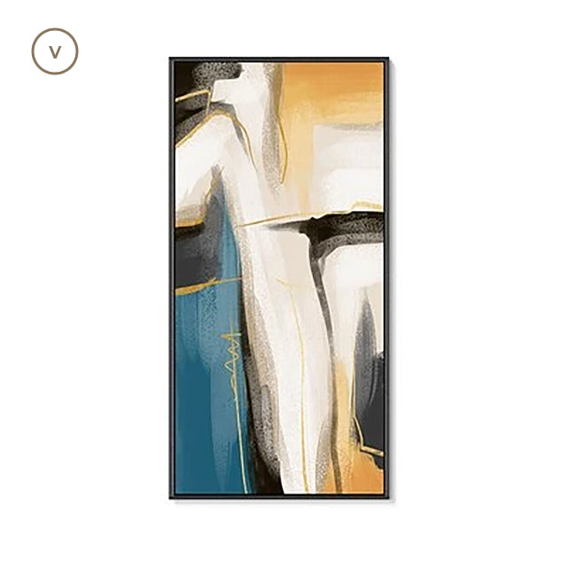 Modern Nordic Abstract Elements Vertical Format Wall Art Fine Art Canvas Prints Wide Format Pictures For Entrance Hallway Living Room Home Office Decor