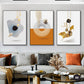 Modern Aesthetics Auspicious Abstract Wall Art Fine Art Canvas Prints Pictures For Luxury Apartment Entrance Hallway Home Office Foyer Art Decor