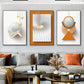 Modern Aesthetics Auspicious Abstract Wall Art Fine Art Canvas Prints Pictures For Luxury Apartment Entrance Hallway Home Office Foyer Art Decor