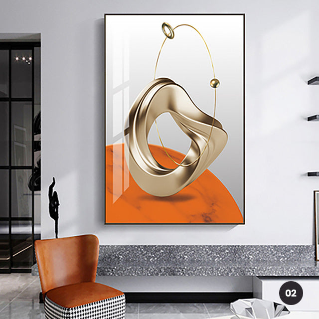 Modern Aesthetics Flowing Abstract Wall Art Fine Art Canvas Prints Surreal Pictures For Luxury Loft Living Room Dining Room Home Office Decor