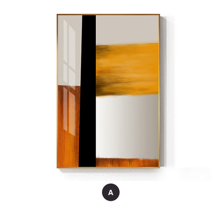 Modern Color Block Abstract Wall Art Fine Art Canvas Prints Colorful Pictures For Luxury Apartment Living Room Dining Room Home Office Art Decor